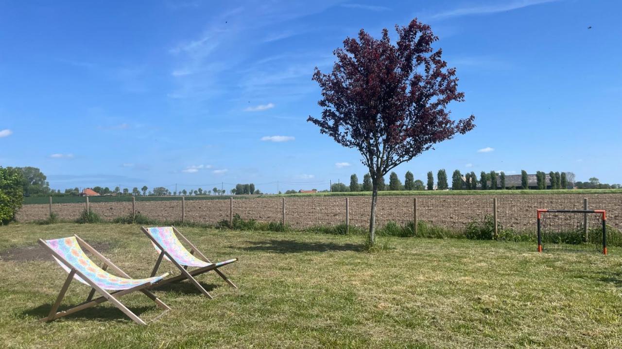 Landelijk Huisje Te Houtem Veurne Luaran gambar
